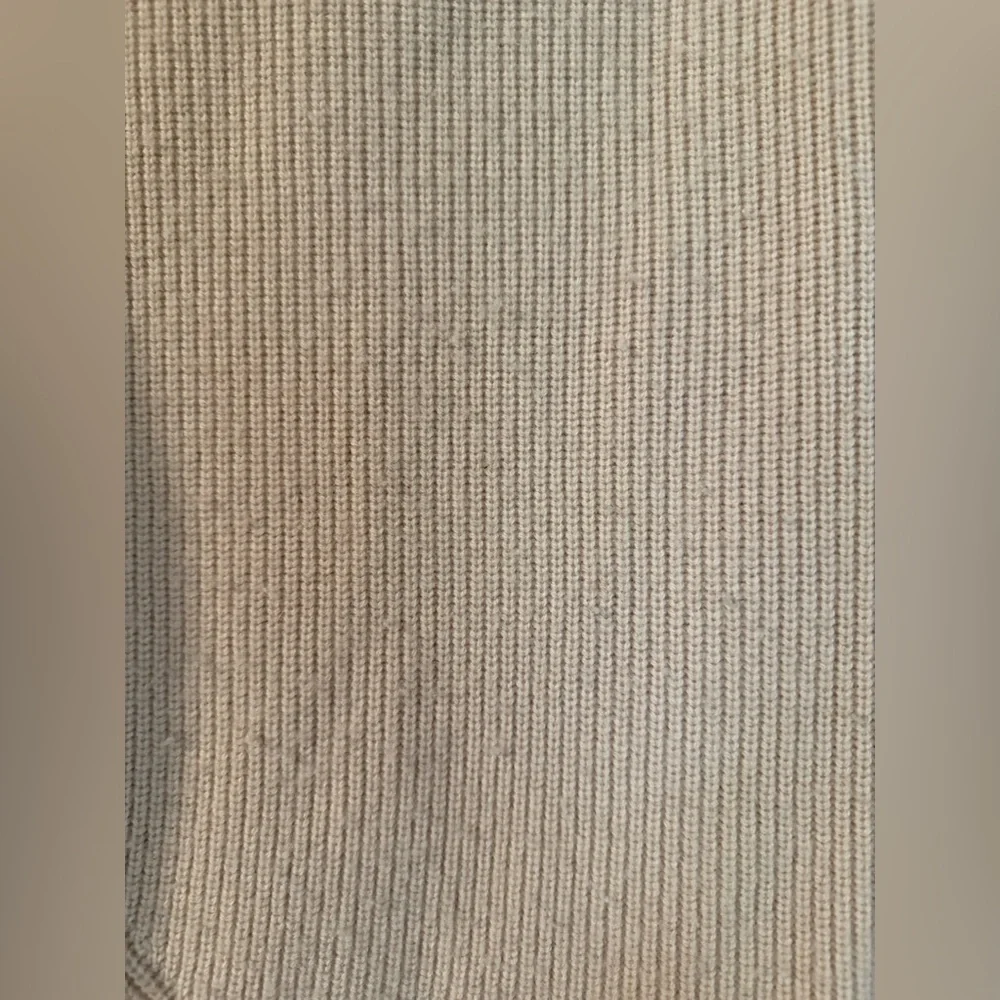 Rory Turtleneck Sweater Tan | Wool Cashmere Blend | Size M - Picture 6 of 6